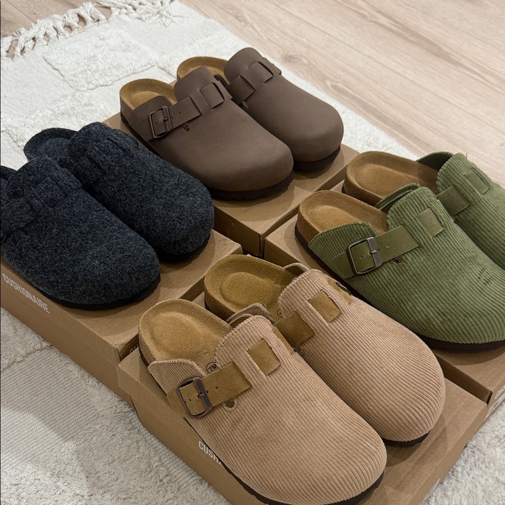 BRAND NEW CUSHIONAIRE Hana Cork Footbed Clog